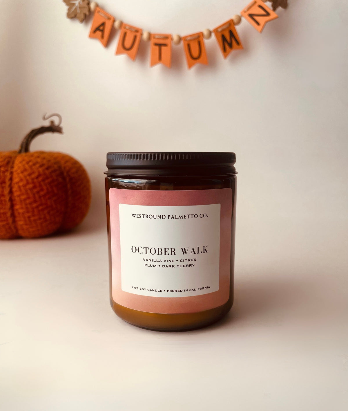 7 oz. October Walk Candle