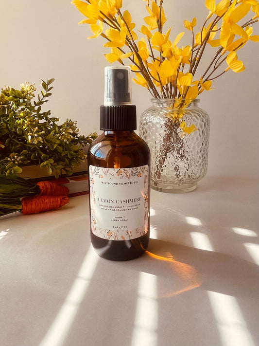 4 oz Lemon Cashmere Room and Linen Spray