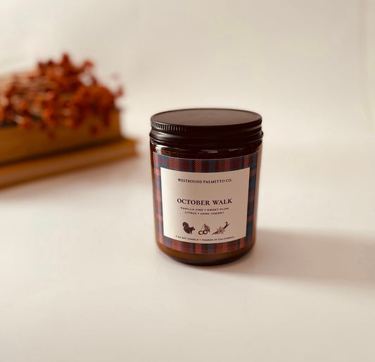 7 oz. October Walk Candle