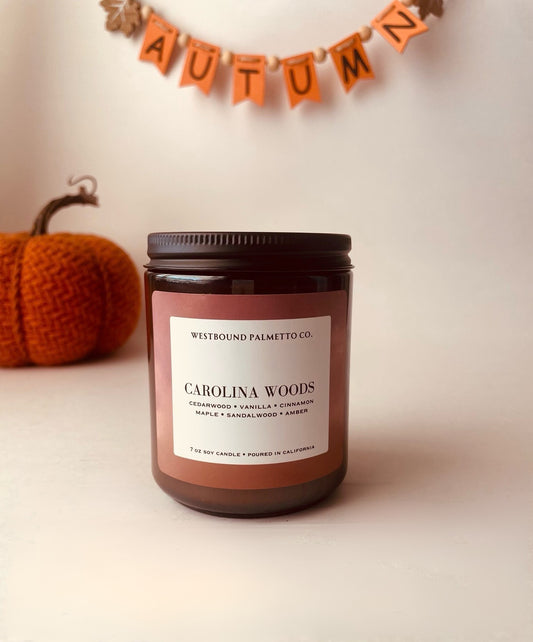 7 oz Carolina Woods Candle