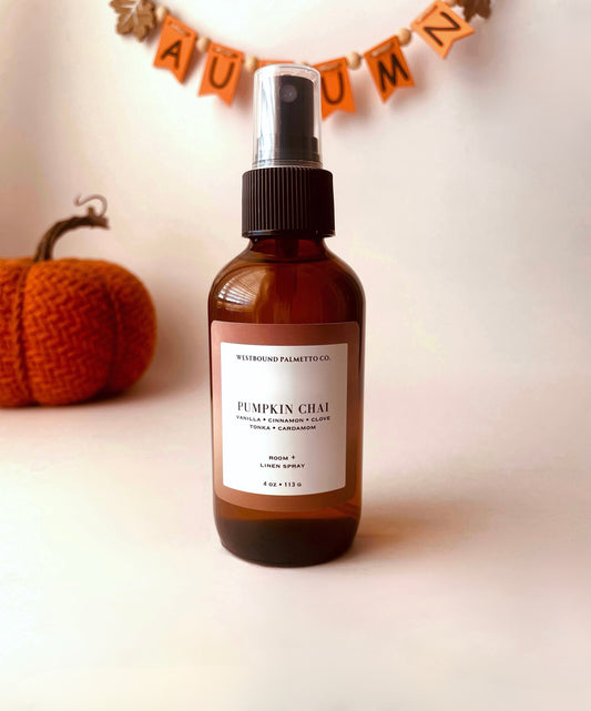 4 oz. Pumpkin Chai Room and Linen Spray